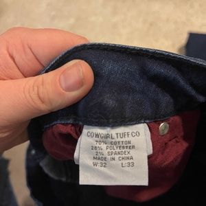 Cowgirl Tuff High Rise Dark Flares